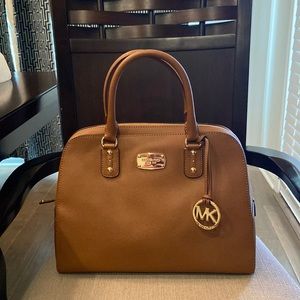 MICHAEL Michael Kors Camel Colored Satchel Handbag